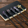 Crystal element magic wand