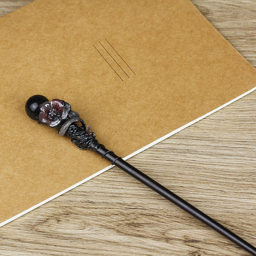 Crystal element magic wand