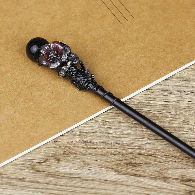 Crystal element magic wand