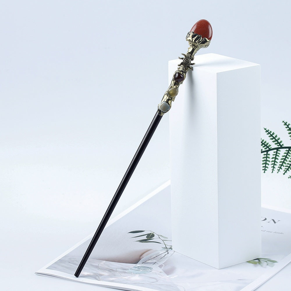 Crystal element magic wand