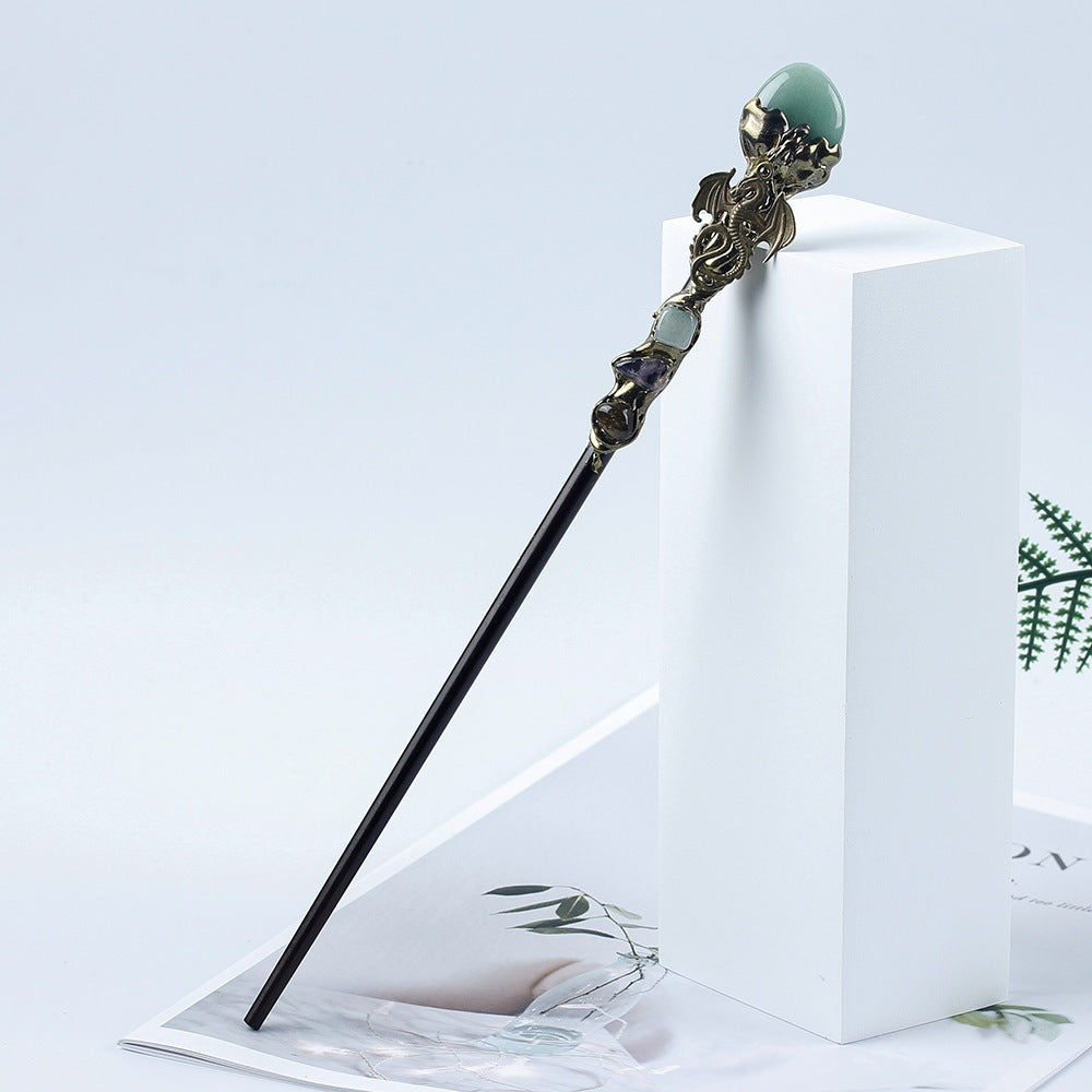 Crystal element magic wand