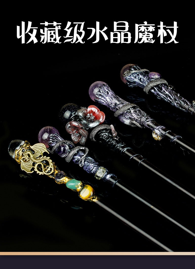 Crystal wand detail