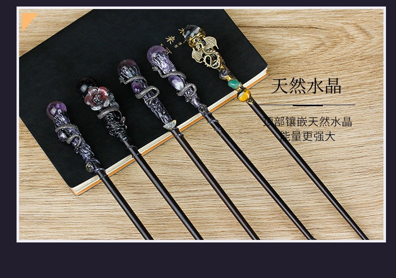Crystal wand detail