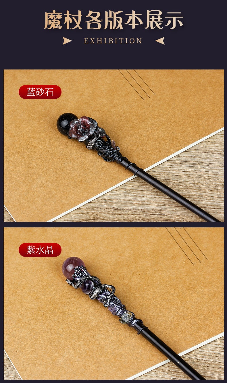 Crystal wand detail
