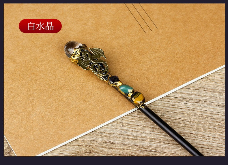 Crystal wand detail