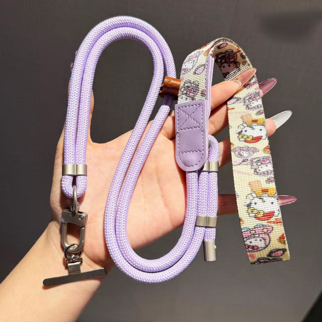 Single clasp · Lilac with cartoon cat